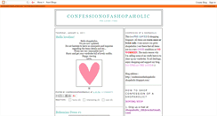 Desktop Screenshot of confessionofashopaholic-shopaholic.blogspot.com