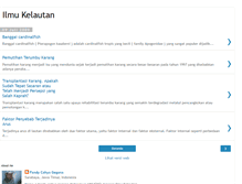 Tablet Screenshot of belajarilmukelautan.blogspot.com