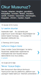 Mobile Screenshot of okurmusunuz.blogspot.com
