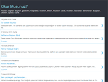 Tablet Screenshot of okurmusunuz.blogspot.com