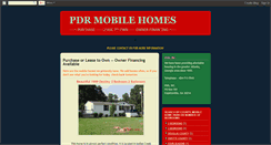 Desktop Screenshot of pdrmobilehomes.blogspot.com