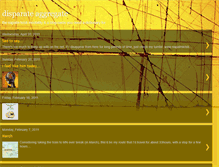 Tablet Screenshot of disparateaggregate.blogspot.com