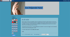 Desktop Screenshot of eenhelpendehand.blogspot.com