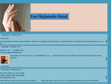 Tablet Screenshot of eenhelpendehand.blogspot.com