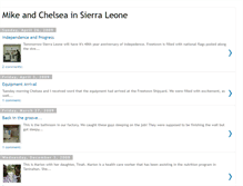 Tablet Screenshot of mikeandchelsea.blogspot.com