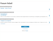 Tablet Screenshot of fossumfotball.blogspot.com