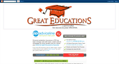 Desktop Screenshot of educationcn.blogspot.com