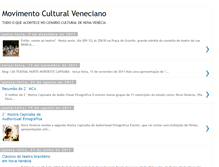 Tablet Screenshot of movimentoculturalveneciano.blogspot.com