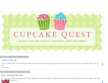 Tablet Screenshot of marisacupcakequest.blogspot.com