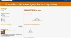 Desktop Screenshot of pibjinformativo.blogspot.com