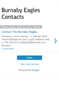 Mobile Screenshot of burnabyeaglescontacts.blogspot.com