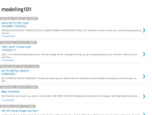 Tablet Screenshot of modeling101.blogspot.com
