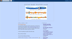 Desktop Screenshot of lucasbabywatch.blogspot.com