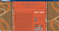 Desktop Screenshot of cheeriosandmilk.blogspot.com