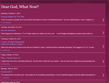 Tablet Screenshot of deargodwhatnow.blogspot.com