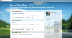Desktop Screenshot of barneysbendblog.blogspot.com