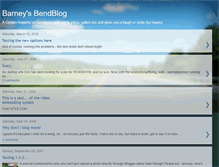 Tablet Screenshot of barneysbendblog.blogspot.com