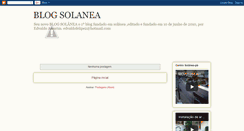 Desktop Screenshot of blogsolanea.blogspot.com