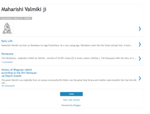 Tablet Screenshot of maharishivalmiki.blogspot.com