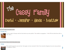 Tablet Screenshot of davidandjencasey.blogspot.com