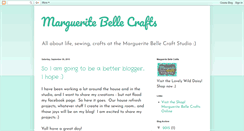 Desktop Screenshot of margueritebellecrafts.blogspot.com