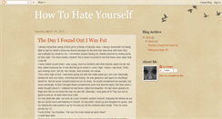 Desktop Screenshot of howtohateyourself.blogspot.com