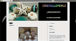 Desktop Screenshot of cristalloperle.blogspot.com