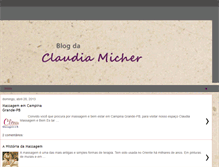 Tablet Screenshot of claudiamicher7.blogspot.com