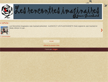 Tablet Screenshot of lesrencontresimaginaires.blogspot.com