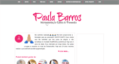 Desktop Screenshot of esteticabypaulabarros.blogspot.com
