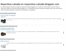 Tablet Screenshot of mayoristas-calzado.blogspot.com