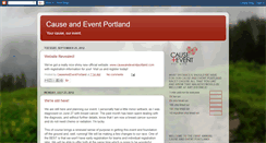 Desktop Screenshot of causeandeventportland.blogspot.com