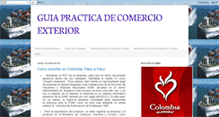 Desktop Screenshot of guiapracticacomercioexterior.blogspot.com