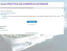 Tablet Screenshot of guiapracticacomercioexterior.blogspot.com