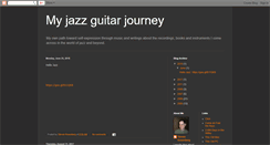 Desktop Screenshot of jazzguitarjourney.blogspot.com