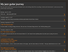 Tablet Screenshot of jazzguitarjourney.blogspot.com