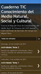 Mobile Screenshot of cuadernoticconocimientodelmedio.blogspot.com