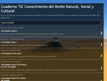 Tablet Screenshot of cuadernoticconocimientodelmedio.blogspot.com