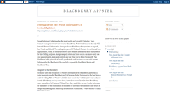 Desktop Screenshot of blackberryappster.blogspot.com