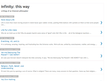 Tablet Screenshot of infinitythisway.blogspot.com
