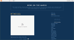 Desktop Screenshot of newsonthemarch.blogspot.com