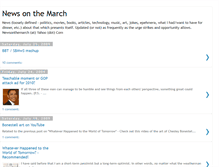 Tablet Screenshot of newsonthemarch.blogspot.com