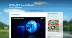 Desktop Screenshot of massagestoronto.blogspot.com