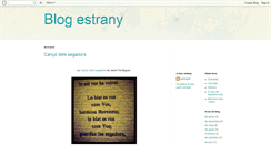 Desktop Screenshot of elblogestrany.blogspot.com