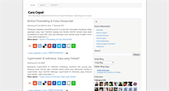 Desktop Screenshot of caracepatefektif.blogspot.com