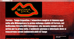 Desktop Screenshot of milongaloca.blogspot.com