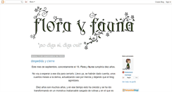 Desktop Screenshot of florayfauna.blogspot.com