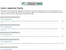 Tablet Screenshot of learnjapanese-easily.blogspot.com