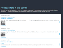 Tablet Screenshot of headquartersinthesaddle.blogspot.com