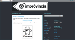 Desktop Screenshot of improvincia.blogspot.com